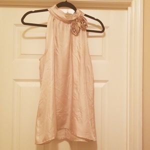 Cynthia Rowley blush pink blouse